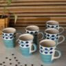 handmade ceramic coffee mug set